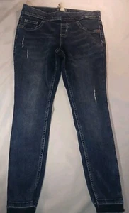 Justice Mid Rise Legging 10 Plus Denim Jeans 24.5 Inseam - Picture 1 of 6