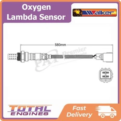 Walker Oxygen Lambda Sensor fits Subaru Forester SJ 2.0L Boxer4 FB20E - Image 1 of 2