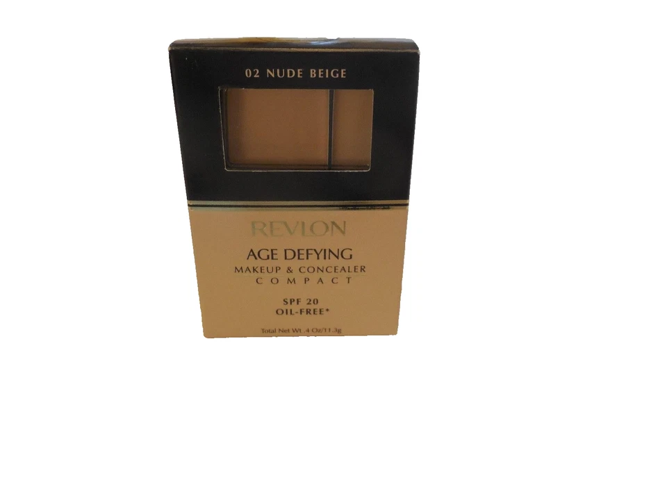 Revlon Age Defying Makeup & Concealer Compact 02 Nude Beige - Image 1 of 1