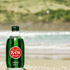 Tomomasu Watermelon Soda 300ml Japanese Drink Cider- US Seller - Picture 1 of 6
