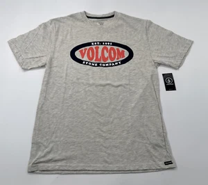 Volcom T Shirt Youth Boys XL 16 Gray Skater Logo Surf Casual Outdoors Tee NEW - Picture 1 of 10