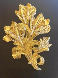 Impresionante ENORME Broche de Cristal Vintage José y María Barrera Firmado - Imagen 1 de 7
