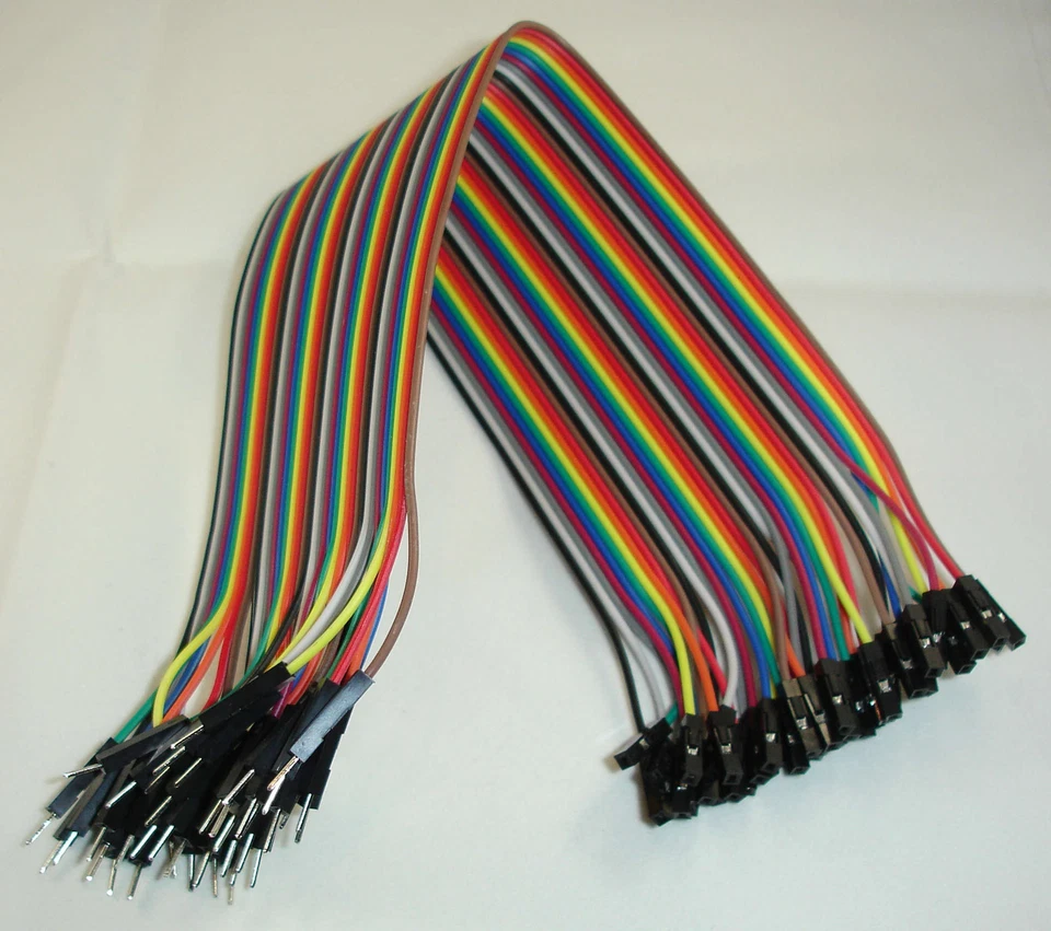 40 Dupont Prototype Cable Female/Male Hembra/Macho 300mm Arduino - Imagen 1 de 1
