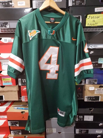 Devin Hester Miami Hurricanes Nike Jersey Size 52 Pre-owned! Cover