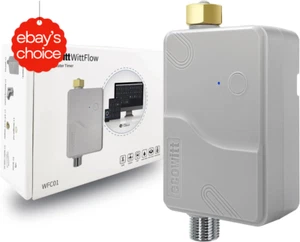 Wittflow Smart Sprinkler Timer WFC01 Water Flow Meter Temp Sensor Outdoor Garden - Picture 1 of 12