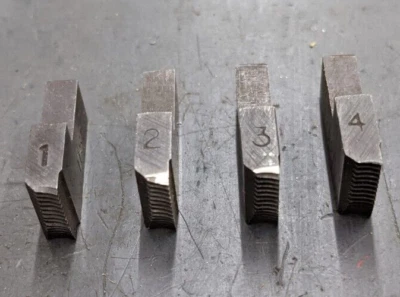 Toledo Pipe Dies 1/8" NPT HSS Threading Set of Four - 93849 - Image 1 of 4