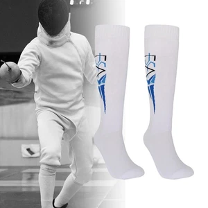 Chaussettes d'escrime, unisexe, bas d'escrime absorbant la transpiration pour - Photo 1/36