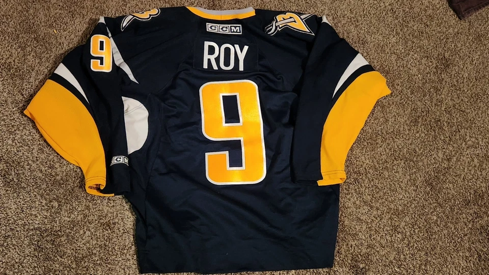 Camiseta deportiva de hockey Buffalo Sabres Derek Roy 9 NHL CCM talla mediana vintage Foto 1 de 4