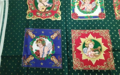 Vintage Concord Fabrics by Joan Kessler "Stardust Angels" ☆ 1 Yard. (84) - Image 1 of 4