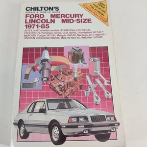 1971-85 Ford Mercury Lincoln Mid-Size Chilton's Repair & Tune-Up Guide P/N 6696 - Bild 1 von 7