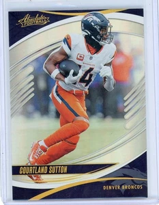 Panini Absolute 2025 base de fútbol #47, Denver Broncos Courtland Sutton - Imagen 1 de 2