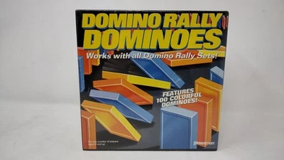 Pressman Domino Rally 100 Pc Domino Set - Vintage 1992 - New Sealed - Image 1 of 4