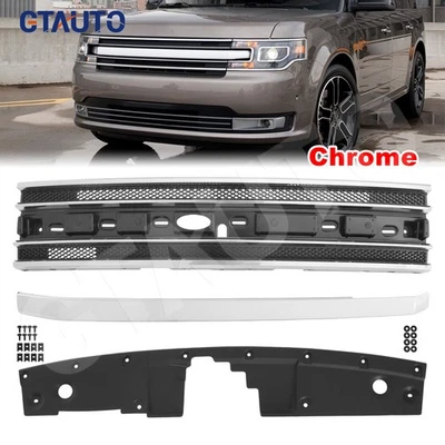 Fit 2013-2019 Ford Flex Front Chrome Grille W/Grille Trim DA8Z8200BA DA8Z8200CA Foto 1 de 4
