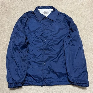 Vintage The Men’s Store At Sears Navy Lined Nylon Jacket Medium - Picture 1 of 6