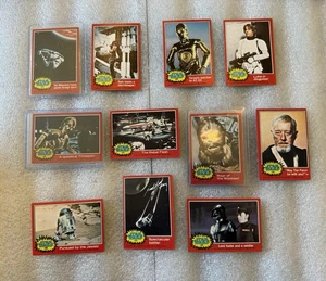 1977 Topps Star Wars Series 2 Red Complete Set (66) (67-132) Vintage NO STICKERS - Picture 1 of 22
