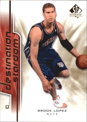 2008-09 SP Authentic Destination Stardom #DS10 Brook Lopez - BSK - Image 1 of 2