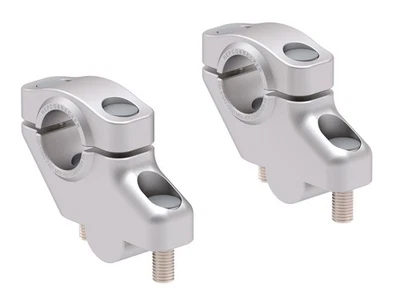 Suzuki GSF 1250/S Bandit 2007-16 Offset Handlebar Risers 30mm UP,21mm-Sil BY H&B - Imagem 1 de 3