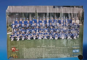 Póster vintage de los Seattle Seahawks 1987 - Imagen 1 de 9