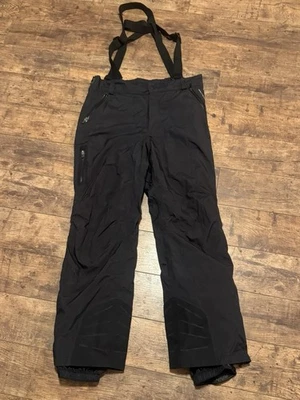 Columbia Mens Snow Bibs Large Black Bib Snowsuit Snowboard Pants Overalls Ski L - Image 1 of 4