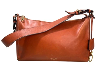 Bolso de Hombro Radley Saddle Dukes Place Cremallera Superior Marrón Tono Dorado Herrajes Foto 1 de 4