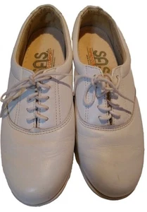 Sas Krankenschwesternschuhe Leder Damen Größe 5 1/2 bequem weiß klassisch - Bild 1 von 8