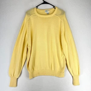 Vintage IZOD Club Hergestellt in den USA Herren Ägyptische Baumwolle Rundhalsausschnitt Pullover Größe XXL - Bild 1 von 9