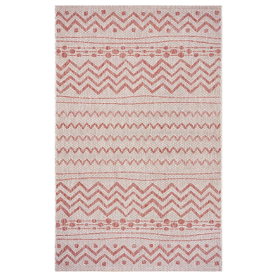 Alfombra de área interior/exterior LR Home 5x8 para decoración del hogar | Alfombra tribal de gran tamaño... Foto 1 de 4