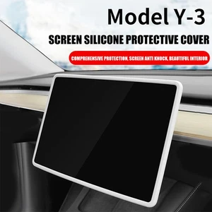 For Tesla Model 3/Y Screen Protector Silicone Cover Modification Accessories - Picture 1 of 10