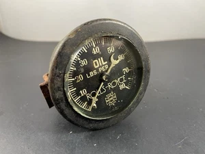 Manómetro de presión de aceite Rolls Royce Springfield - Imagen 1 de 7
