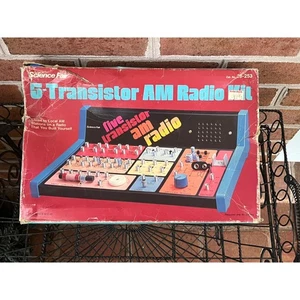 RADIOSHACK 5 Transistor AM Radio Bausatz Vintage Electronic Lab - Bild 1 von 15