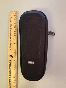 Brillenetui. Mfg von BRAUN. Hartschalenkoffer. Schwarz mit Reißverschluss. - Bild 1 von 4