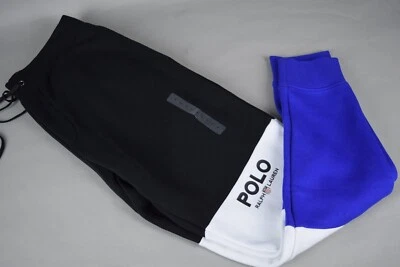 Nuevo con etiquetas Pantalones deportivos Polo Ralph Lauren Colorblock para hombre talla S-XXL negro azul Foto 1 de 4