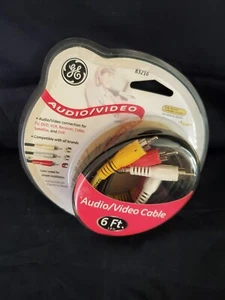 GE Audio/Video Cables f/TV, DVD, Receiver, Cable, Satellite, DVR 6ft. NEW IN BOX - Picture 1 of 2