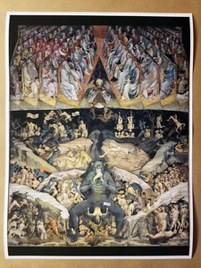 The Inferno by Giovanni da Modena 12" X 18" Satanic Hell Evil Art Devil Poster - Picture 1 of 1