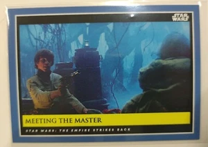 TARJETA 26 TOPPS STAR WARS Momentos Galácticos Cuenta Regresiva para Ep 9 Intercambio ESB Yoda Luke - Imagen 1 de 2