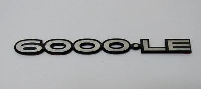 NEW Pontiac 1985-1991 Bonneville 6000LE Chrome Emblem Badge Logo Nameplate Badge — 第 1/2 张图片