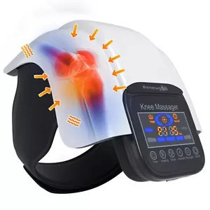 Knee Massager with Heat Infrared Red Light Therapy Relief Vibrating Compression - Picture 1 of 7