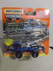 2023 Matchbox Working Rigs Blue MBX Crop Sprayer 1/16 - Picture 1 of 1