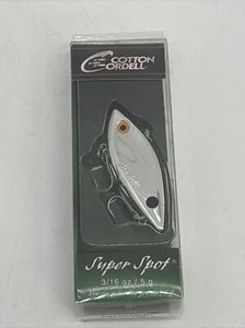 Cotton Cordell Super Spot 3/16oz. 5g Chrome Black 2009 Shallow/Deep - NEW - Picture 1 of 5