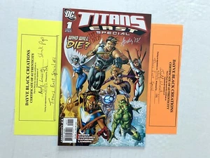 SIGNED Titans East Special #1 "Who Will Die?" (2008 DC Comics) w/ 2 signatures - Picture 1 of 9