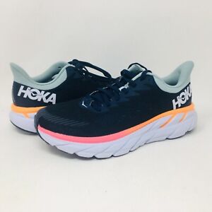 Hoka One One Women’s Clifton 7 Black Iris / Blue Haze Running Shoes Size 8 D