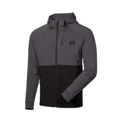 Sudadera con capucha Polaris Tech cremallera completa para hombre, negra/gris | 2865507 Foto 1 de 2