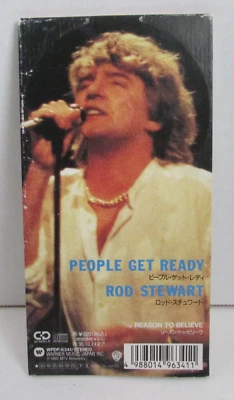 1993 SINGLE PROMO People Get Ready - Rod Stewart JAPAN RELEASE 3" CD Foto 1 de 3