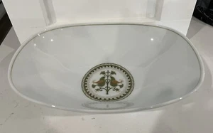 hermitage 6226 by Noritake Birds & Flowers Oval Bowl 10" - Picture 1 of 3