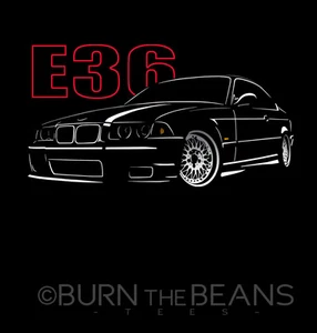 T-shirt for E36 bmw fans tshirt classic drift 318 320 325 M3 - Picture 1 of 8
