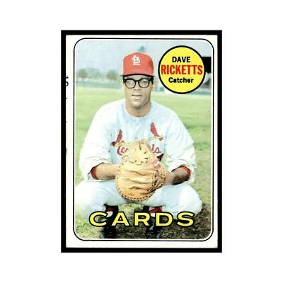 1969 Topps Dave Ricketts Cardinals #232 - Image 1 of 3