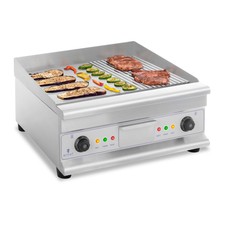 Doppelgrill Elektro Grillplatte Doppelt Griddleplatte Gastrobräter 6.400 W 60 cm