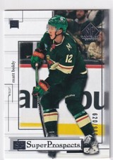 2022-23 UD SP GAME USED 2001 SUPER PROSPECTS CROSSOVER MATT BOLDY /999