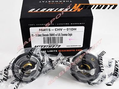 Two Mishimoto High Temperature Thermostat for 2001-2016 Chevy GMC 6.6L Duramax - Image 1 of 4