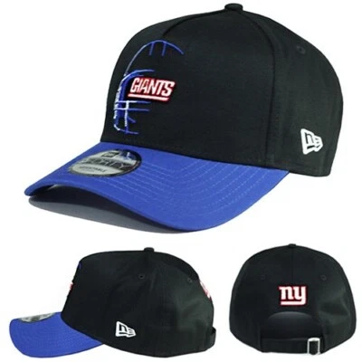 Gorra New Era New York Giants 940 con tirantes NFL negra azul con marco gorra de papá Foto 1 de 4
